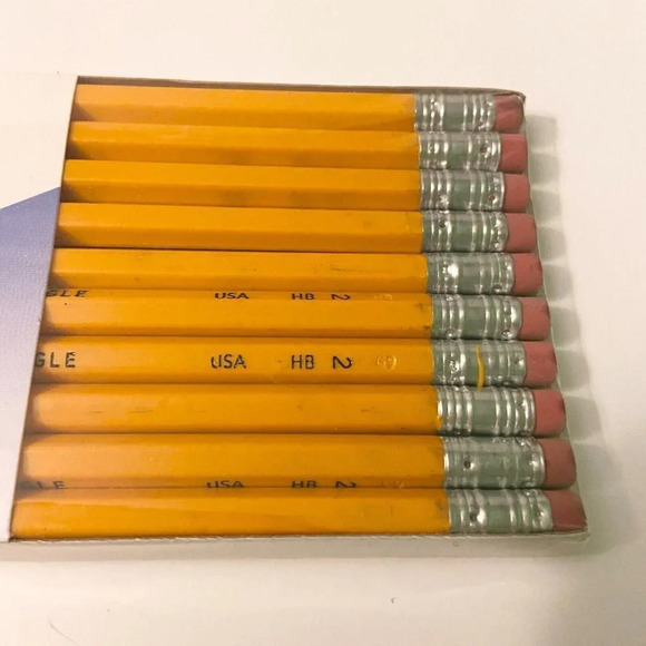 Vintage Sanford No2 Eagle Pencils USA Pack  of 10 New - Picture 9 of 9